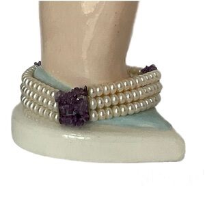 Pearl and Amethyst Chip Bracelet